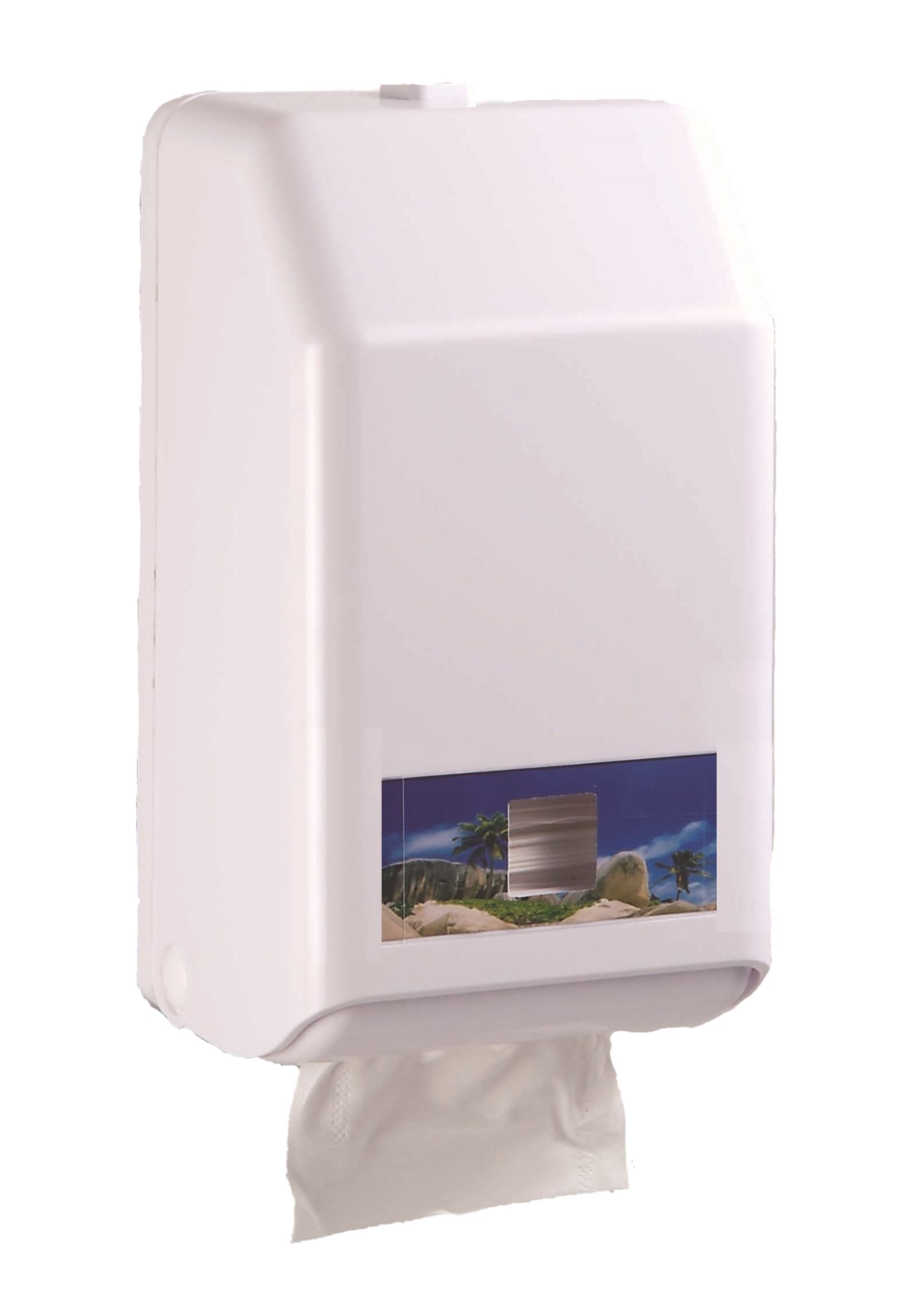 壁掛式單抽紙巾架-新版Interfold hand towel dispenser