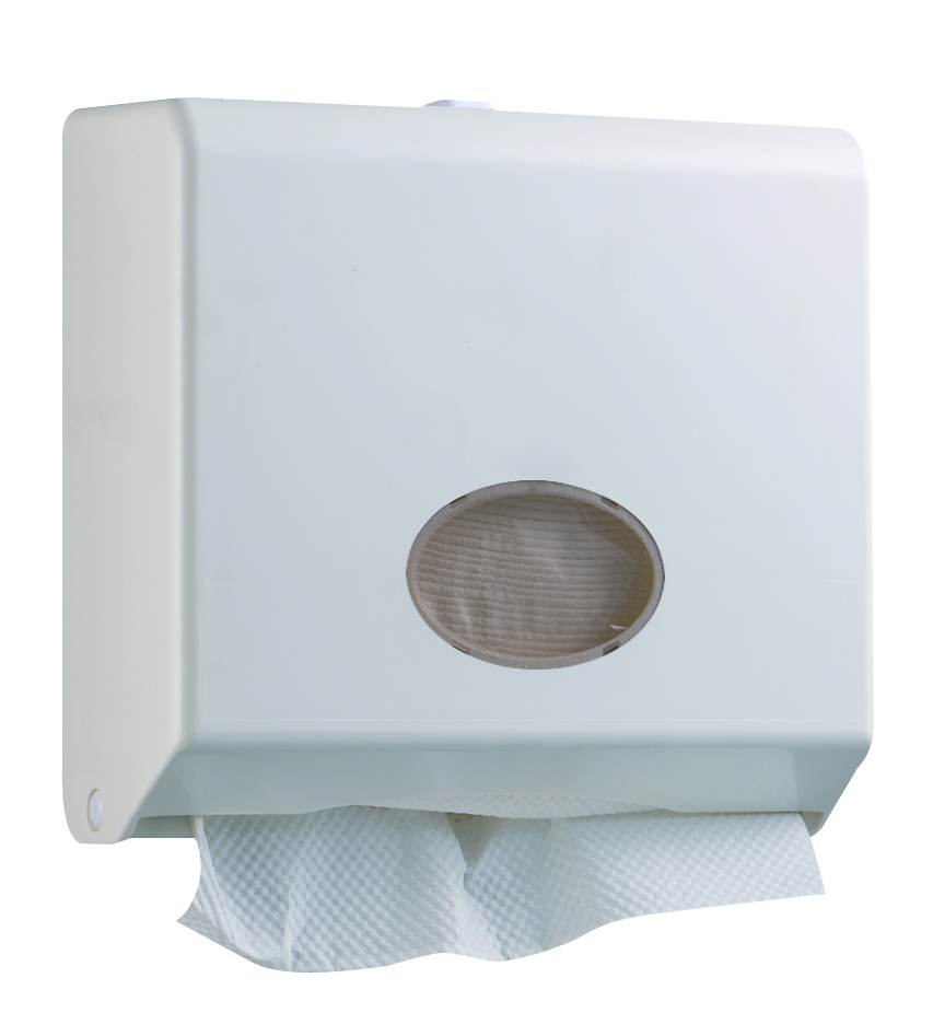折疊擦手紙架-白   Interfold hand towel dispenser